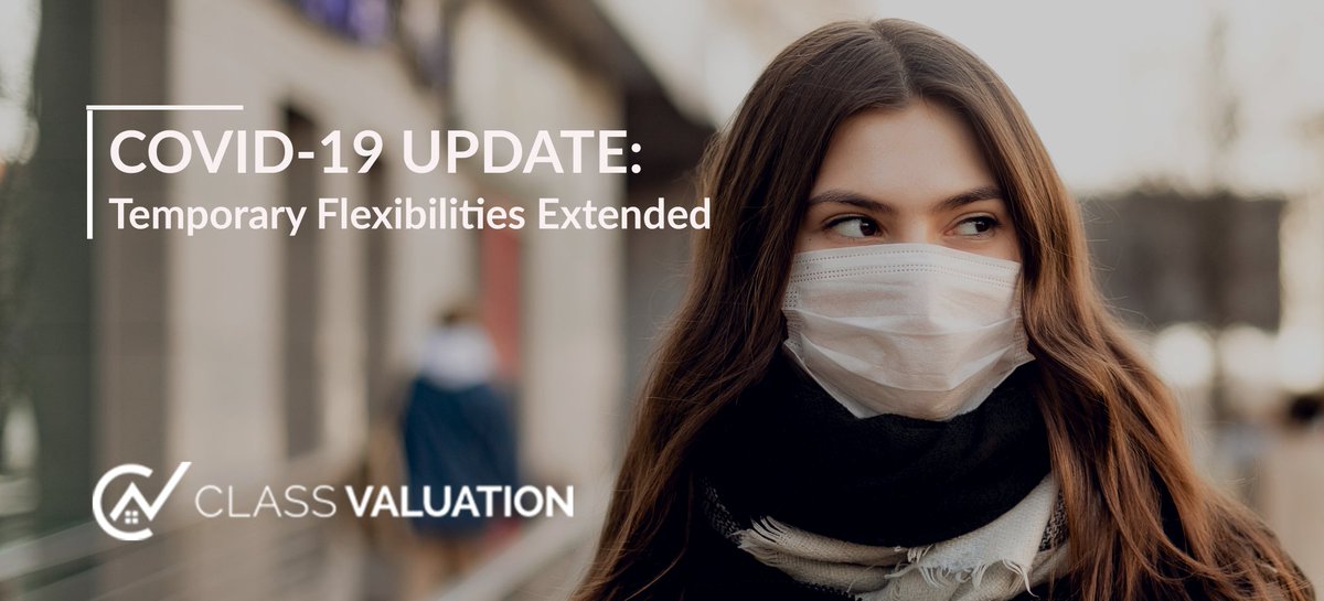 ClassValuation's tweet image. Temporary #appraisal flexibilities have been extended by @FannieMae, @FreddieMac, @HUDgov , and @usdaRD. Click the link below to download your one-stop guide with everything you need to know. #brokers #appraisers #mortgage #covid19
go.classvaluation.com/covid19guide