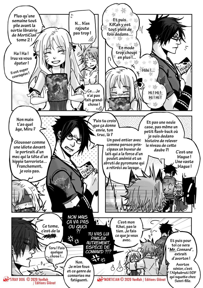 Glenat_Manga's tweet photo. Miru vous présente le nouveau volume de MortiCian ! ☺️
"Vos impressions, les p'tits loups/chatons/humains/autres types de Karats ?"
#VanRah
Et ne manquez pas l'autrice en dédicace à Mulhouse, chez Tribulles, ce samedi ! https://t.co/JxpESHPc0k