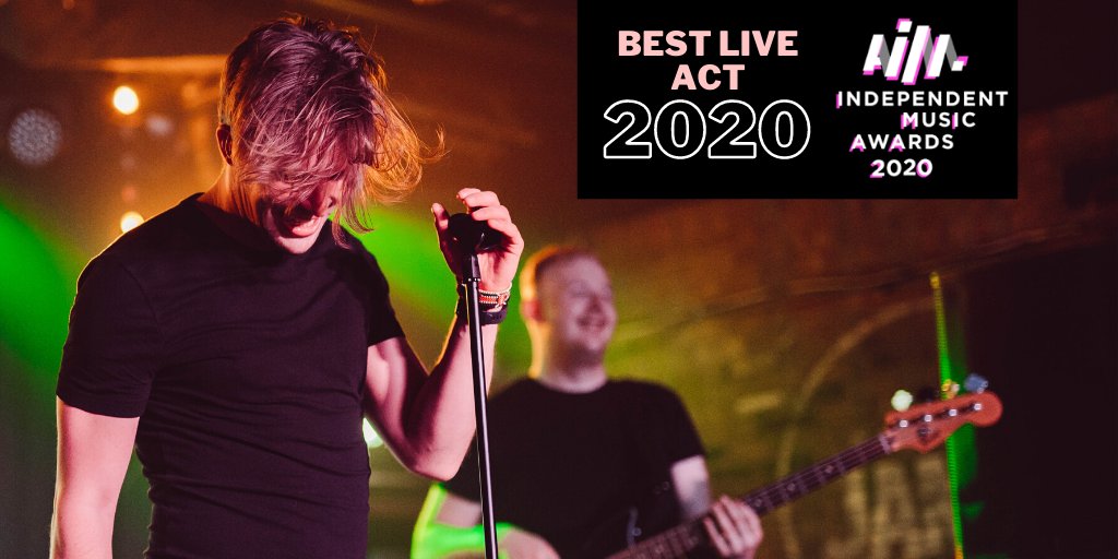 We have been nominated for 'Best Live Act 2020' alongside @thedarkness @BombayBicycle @editorsofficial 🤯 - BUT WE NEED YOUR VOTE! (before this Sunday!) : independentmusic.typeform.com/to/CAZJe7 
Please share & RT ♥️ #independentmusicians #letthemusicplay #peoplepower @AIMAwards #AIMAwards2020