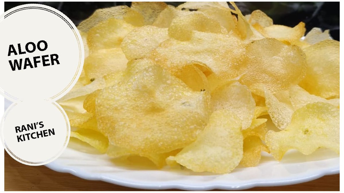 RaniKitchen's tweet photo. Craving potato chips? Learn to make this crispy, fuss free and easy potato wafers recipe at home with #Raniskitchen 
Please try it out and share your thoughts❤

https://t.co/3oguKMUEVL

#ThursdayThoughts #foodie #potato #chips #FastFood #tasty https://t.co/mExbYDiaLD