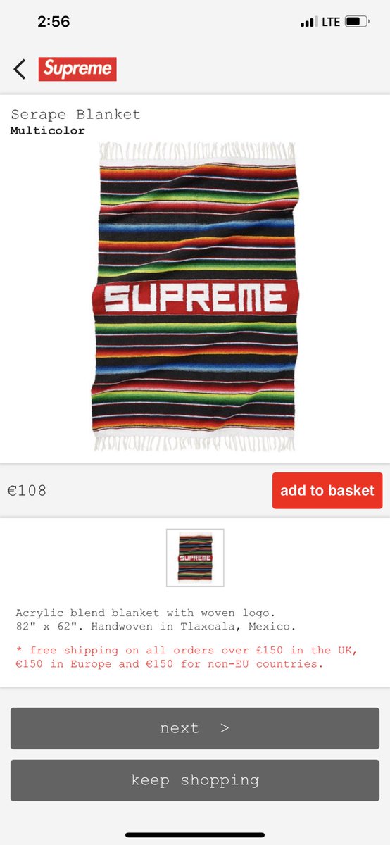 supreme serape blanket