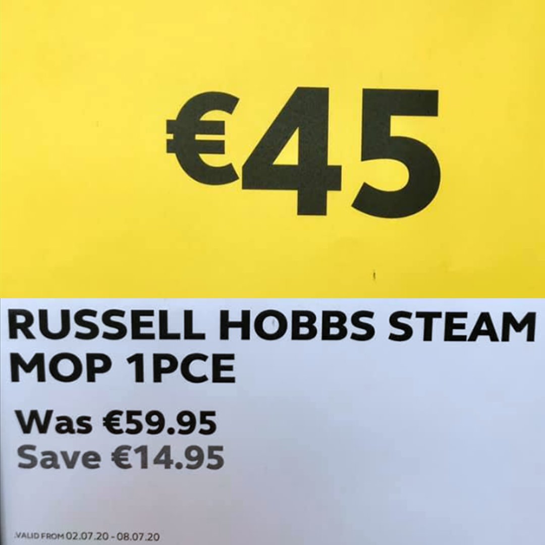 GarveyListowel's tweet photo. 🤩 Wow 🤩

Russell Hobbs Steam Mop 1 piece
Was €59.95 Now Only €45

#GarveysSuperValu #Listowel #letsgetcleaning https://t.co/qg1HY7qsR9