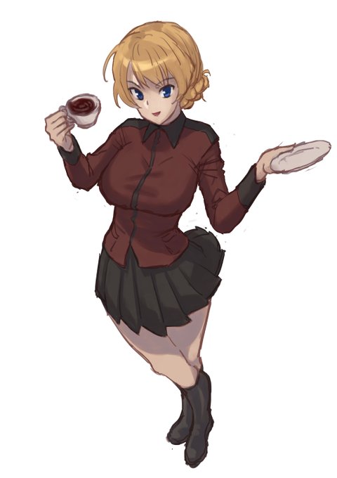 #ガルパン版深夜のお絵描き60分一本勝負
#ガルパン版深夜のお絵描き60分一本勝負_20200702 