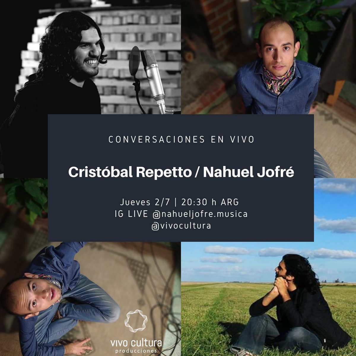 Hoy a las 20:30 hs. <a href="/nahueljofre_/">Nahuel Jofré</a> y <a href="/C_R_Official/">Cristobal Repetto</a> se encuentran en vivo