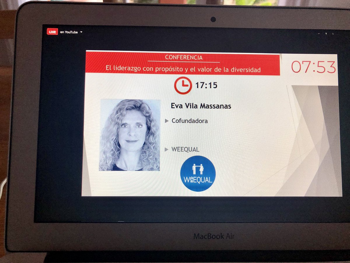 EvaVilaMassanas's tweet photo. A punto de empezar 🖥 la conferencia de la @prevenorp  Liderando la renormalidad 
#diversidad #RRHH #estrategia @WeEqualeu https://t.co/BjwPclyYWh