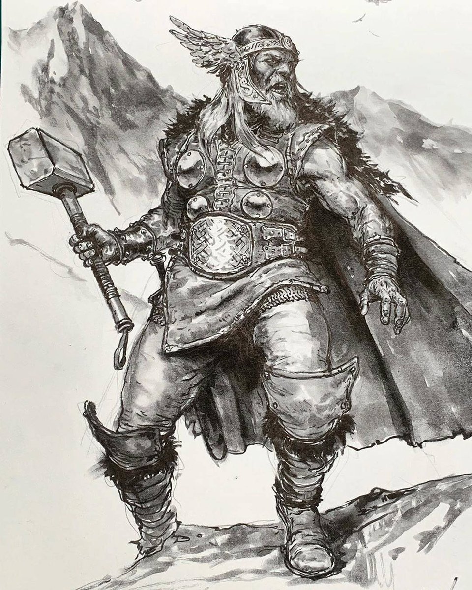 Karl Kopinski  @Karlkop's work, lots of goodness here  https://www.instagram.com/karlkopinski/  can't not love excellent sketching, drawing, and painting.