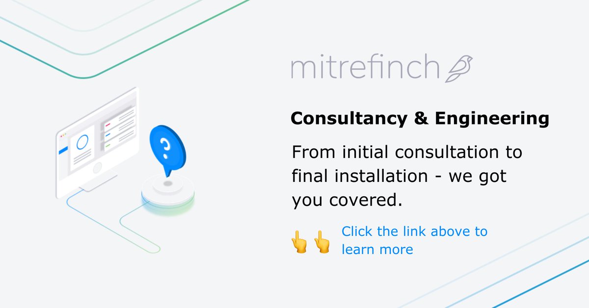 MitrefinchLtd's tweet photo. Our team of fully trained consultants and engineers will support you to ensure that you get the best from your Mitrefinch solution.
Learn more about our Customer Support Servicesπ
https://t.co/TeIBLEzgGa
#customersupport #customerservice #Mitrefinch https://t.co/9bUU1fETlM