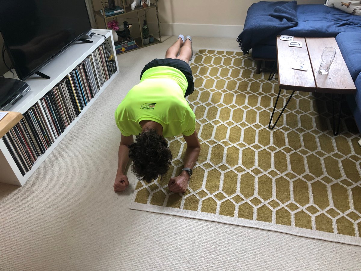 RiddlesdownPE's tweet photo. Weather isn't great this afternoon π§ Why not try some of the challenges insideπͺπ½ Here's Mr Crane scoring points for Pegasus with his plank attempt today π£ With just 4 days to go, you may need to get friends and family on board to help your College π #Pegasusperfect https://t.co/ae81fRqUeU