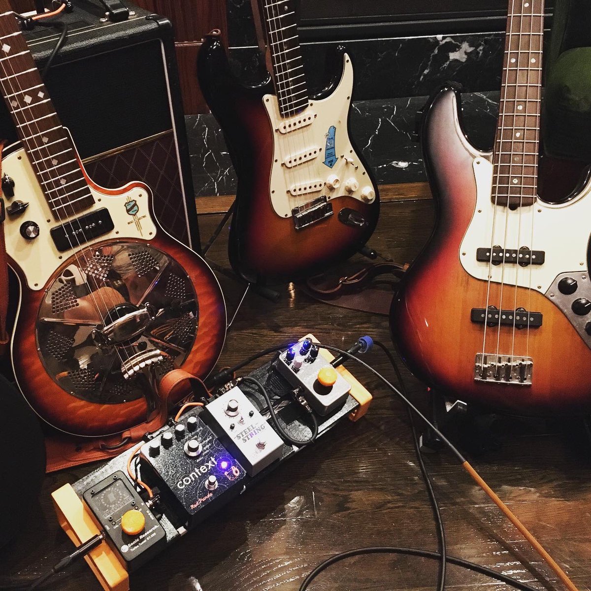 HollerHand's tweet image. Sound craft.
#nationalguitars #fenderguitars #curtmanganstrings #rattlesnakecables #redpandaeffects #robertkeeleyeffects #vertexeffects