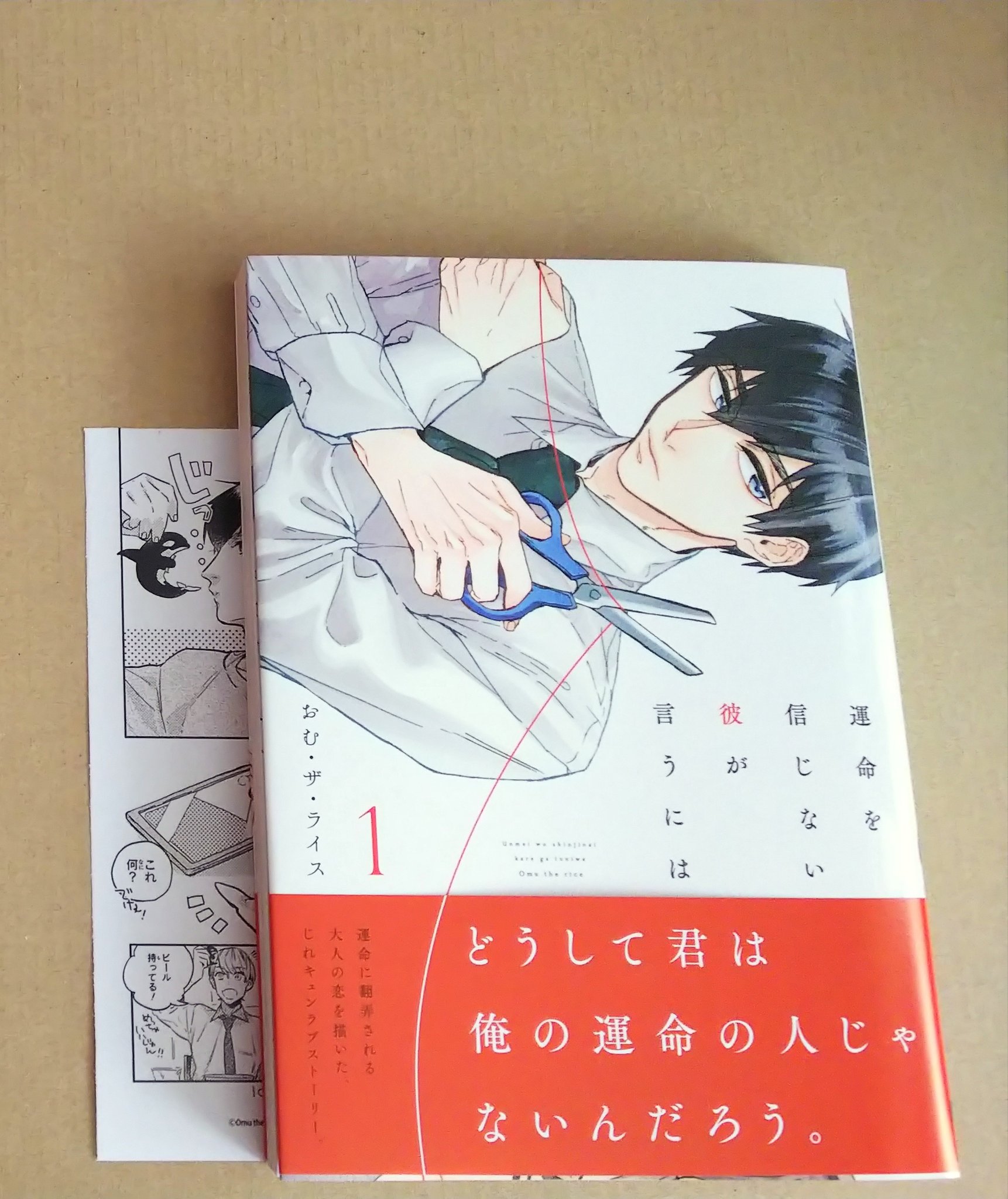 せしあ 運命を信じない彼が言うには 1巻 運命の赤い糸が見える航介が赤い糸が繋がっていない片思い 相手 ゆかと恋仲になるよう必死になっている話 男性側視点で頑張ってる姿が応援したくなります 運命を信じない彼が言うには T Co 9vy8v7nz4u