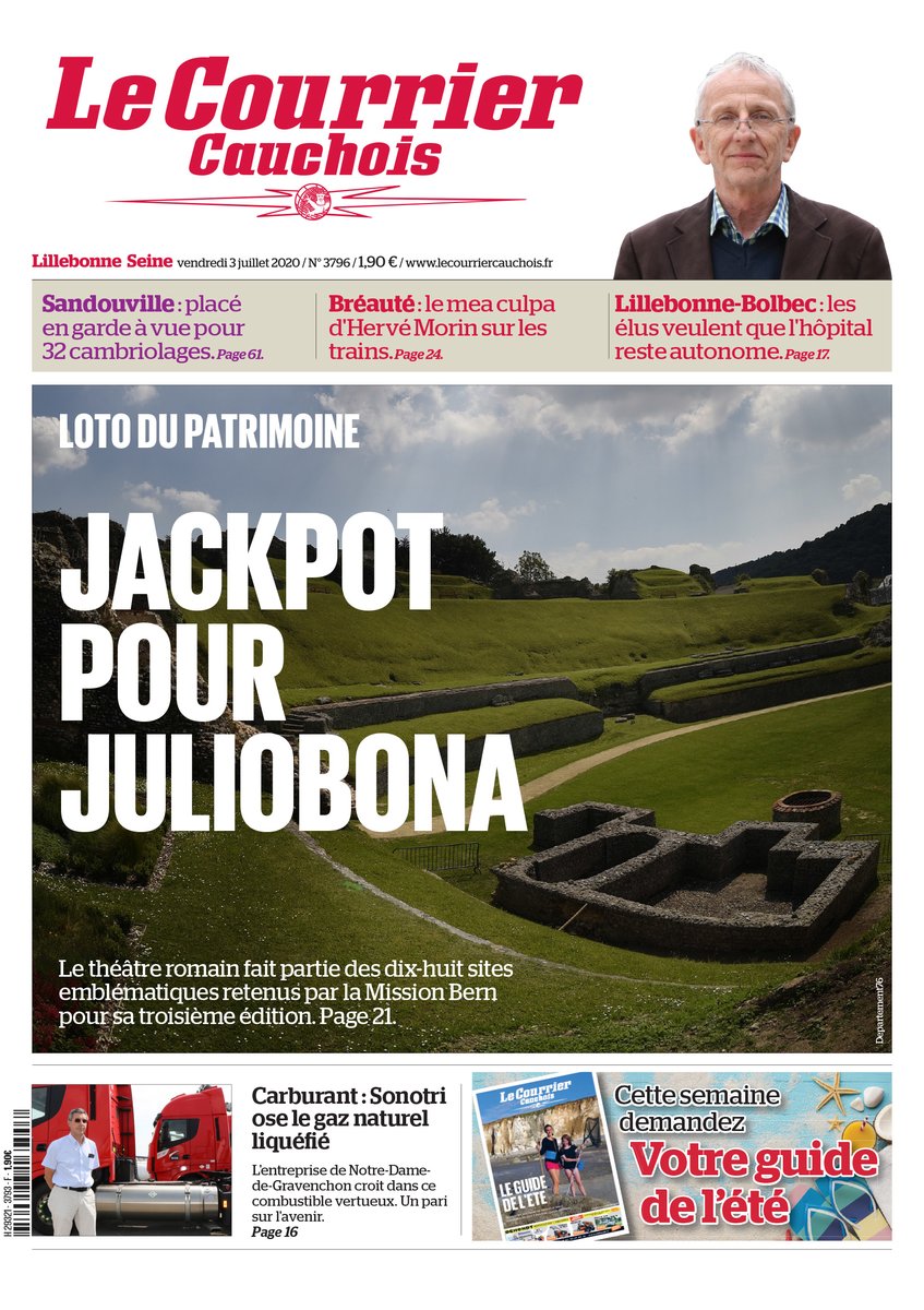 lccauchois's tweet photo. L'info, l'actu week-end, les sports... Démarrez le mois de juillet du bon pied en découvrant les Unes de votre journal ! 😁🌞 https://t.co/2n0CeoRmLF