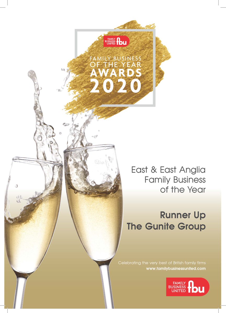 Gunite_Group's tweet photo. Thank you to those of you who voted for us in the Family Business of the Year Awards 2020. 

We didnt' quite make the top spot but we are really pleased with being the Runner Up in our category.

#FBOTY2020 #FamilyBusiness #Construction #FireSafety https://t.co/POtxIOz5rv