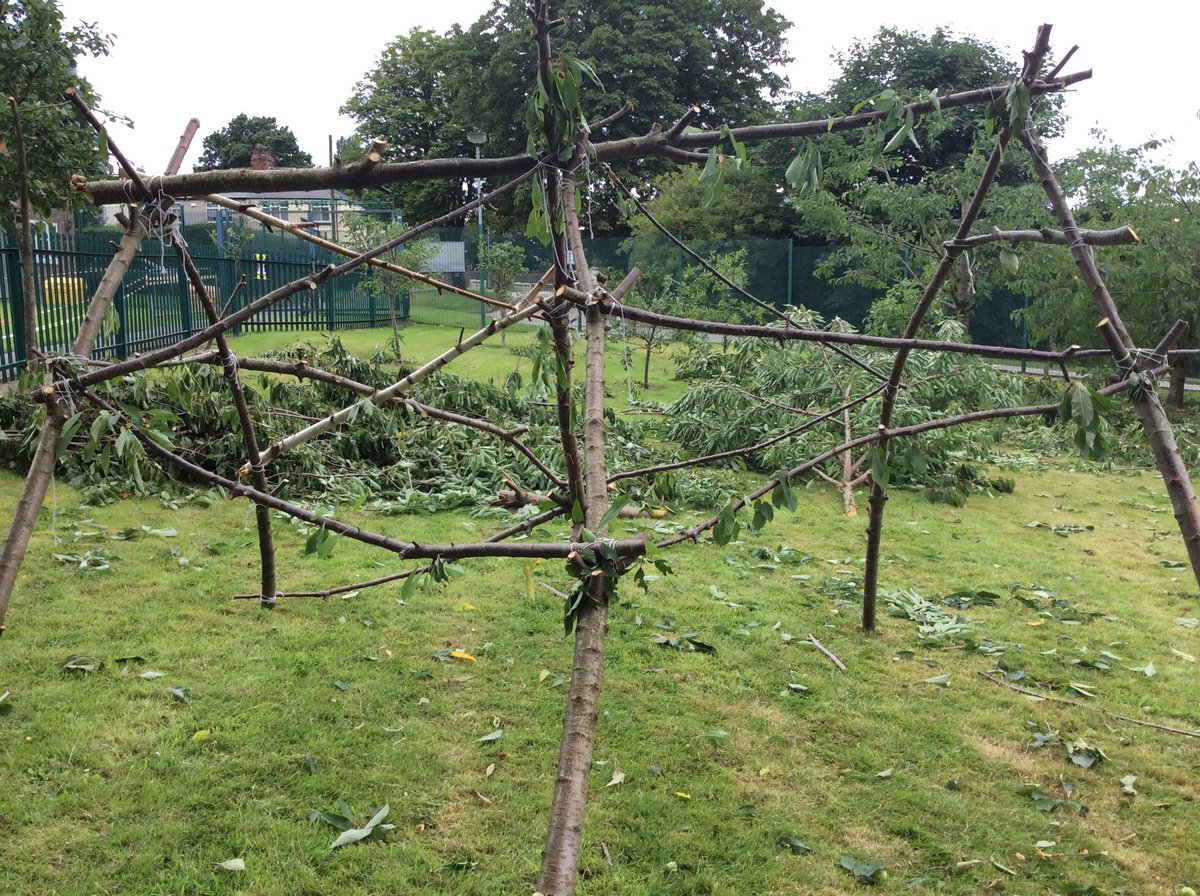 StradbrokeFS's tweet photo. @StradbrokeFS Miss Spick’s bubble spent Wednesday afternoon beginning to build a new den 🌳 #denbuilding #outdoorplay #earlyyears #protectivebubble https://t.co/On0dU4b8Qm