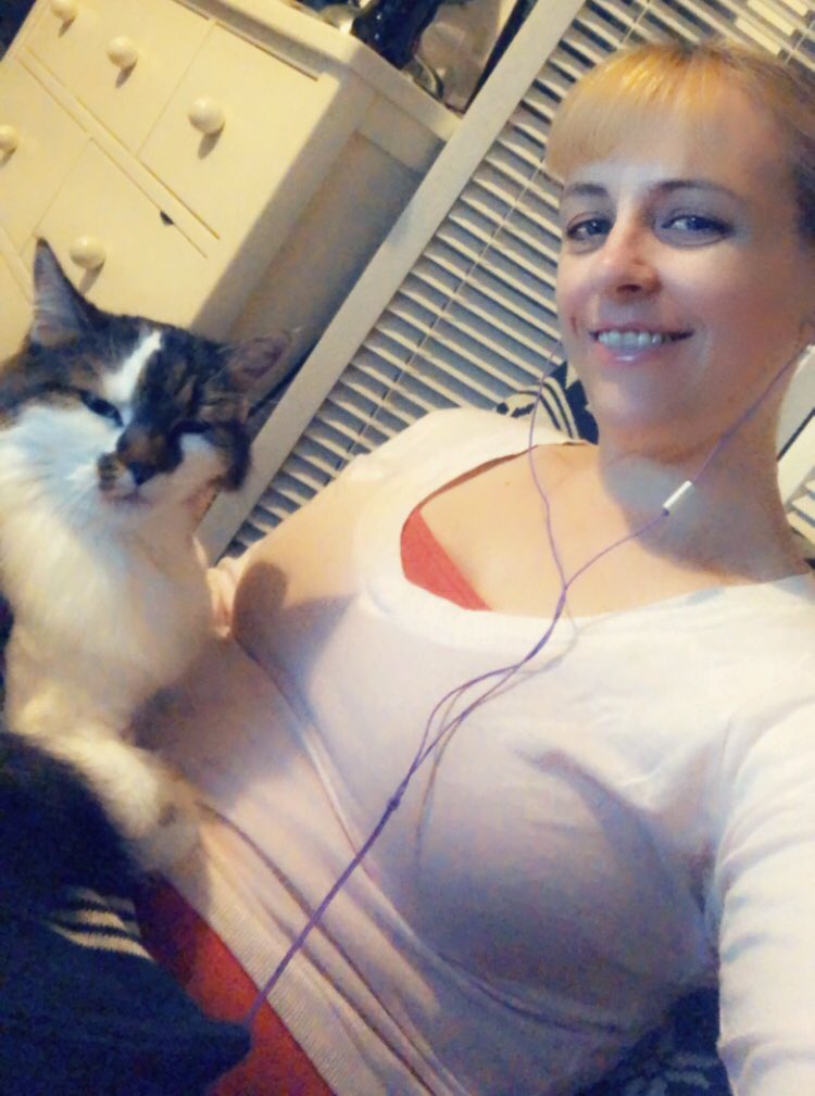 NurseCharlii's tweet photo. Came home for virtual student teaching and got myself a furry little assistant! #workingfromhome #furryassistant https://t.co/K3qyl7q0XR