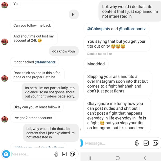 by far, my weirdest online interaction of that day.. imagine getting so worked up when someone with no<a href="/tag/tickle"class="tags"><span>#tickle</span></a>