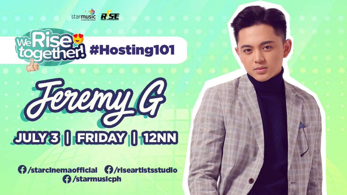 jereminionsph's tweet photo. #Hosting101 with Jeremy G tomorrow at 12nn! Set your alarms Jereminions para di niyo makalimutan bukas 😉
#werisetogether @StarCinema https://t.co/IseXq0kd4V