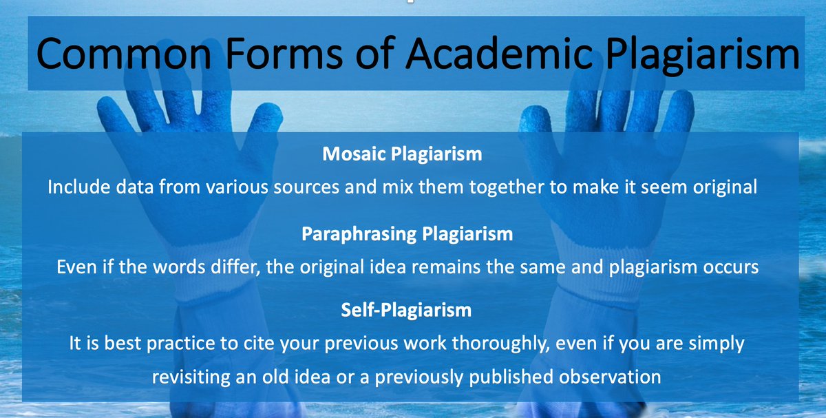 diffusionediti1's tweet photo. 🧐 Do you know what academic plagiarism actually is?

#onlineclasses #onlinelearning #Webinars

https://t.co/WRyyvuLDon
By academics For academics

#writingadvice #Training #AcademicChatter #AcademicTwitter #scicomm  #academicpublishing #Past3amSquad #phdpain #ECR #MedTwitter https://t.co/D89EvnHnKA