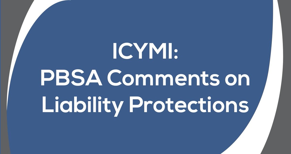 ICYMI: PBSA submitted comments on #COVID19 liability protections. In the letter, PBSA encouraged Congress to extend liability protections to agents acting on behalf of employers, such as screening companies. Read the full comments here: bit.ly/2NCP4Ye