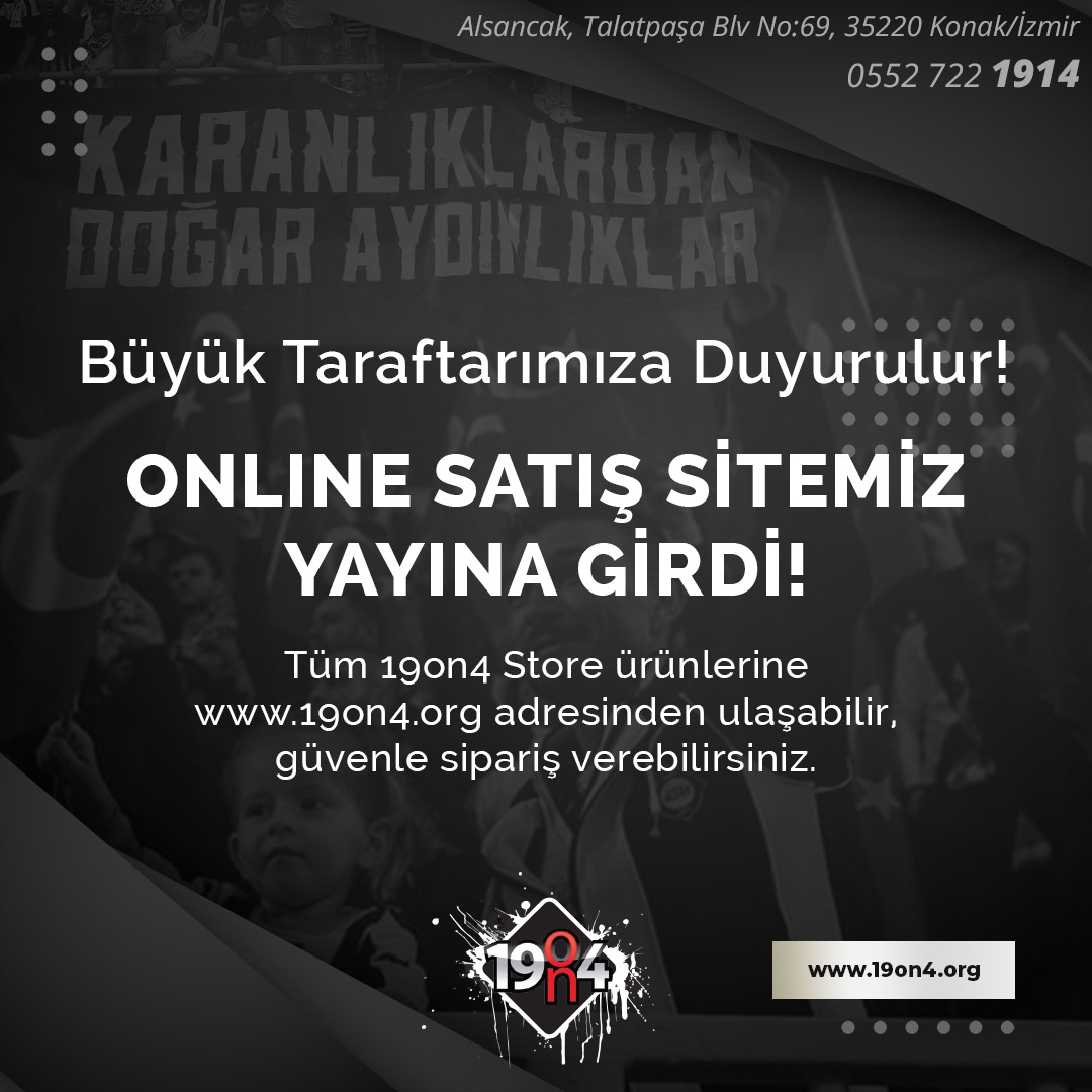 📣Kutsal Armasını hayatının her anında üstünde taşımak isteyen Büyük Altay taraftarına müjde!
📧Artık online satış sitemizden tüm ürünlerimize ulaşabilir, siparişlerinizi oluşturabilirsiniz!