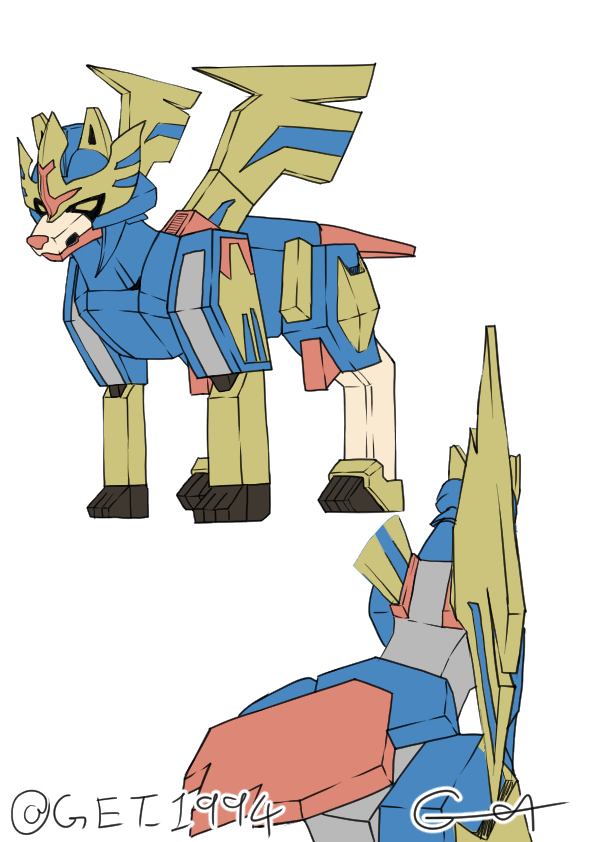 Get 勇者ロボ化ルカリオ ザシアン ゼラオラ ザマゼンタ ポケモン パロディ ルカリオ ゼラオラ ザシアン ザマゼンタ ロボット T Co Soybfnktgd T Co Tp34baglu3 Twitter