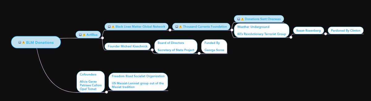 BLM-->Cofounders Alicia Garza, Patrisse Cullors & Opal Tomet -->Freedom Road Socialist Organization( US Marxist-Leninist group out of the Maoist tradition )