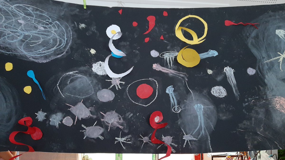 BhaReception's tweet image. Starlings Bubble have used their remarkable art skills this week to create an outstanding space scape!#DiscoveringWhatsPossible @BHA_TQ
