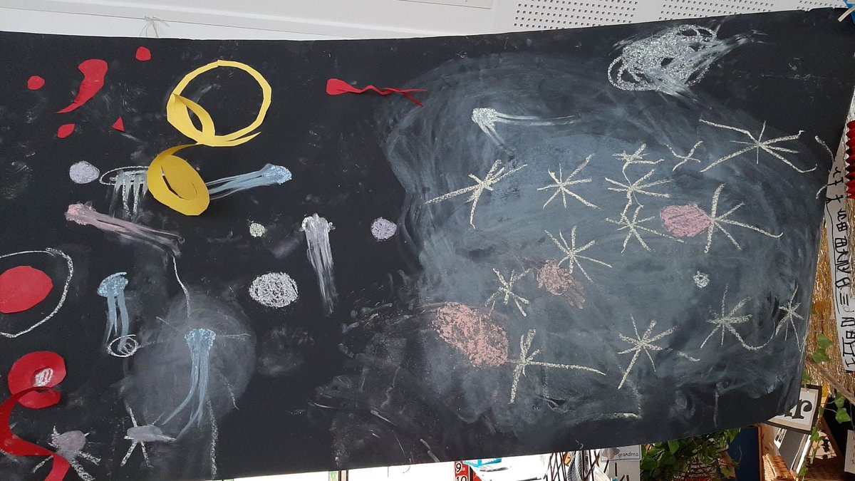 BhaReception's tweet image. Starlings Bubble have used their remarkable art skills this week to create an outstanding space scape!#DiscoveringWhatsPossible @BHA_TQ