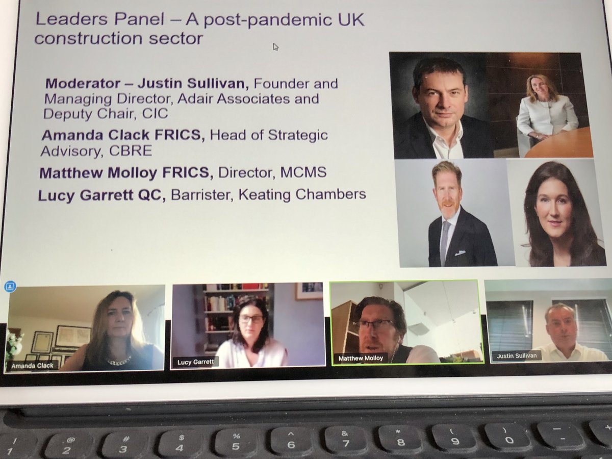 amanda_clack's tweet photo. A post-pandemic UK #construction leaders panel with industry-leading voices on unprecedented change, immediate & short-term challenges & the long-term effects on the sector #RICSConstruction https://t.co/vqcAsfeLtU