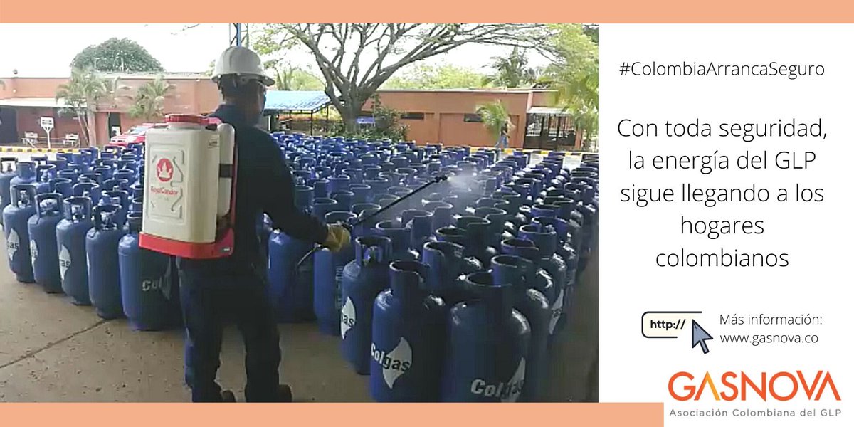 GasnovaCo's tweet photo. #LaEnergíaEstáContigo En esta pandemia del #COVIDー19, la energía del #GasLP ha seguido llegando a los hogares colombianos, con toda seguridad. #ColombiaArrancaSeguro cuando sigue recibiendo un servicio público domiciliario esencial como el #GLP. https://t.co/GgKPUTpCIX