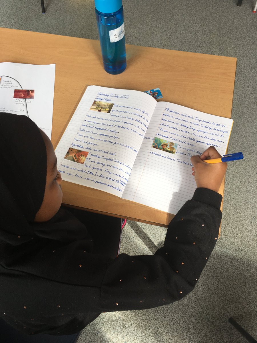 SpringCPS's tweet photo. Such concentration! Yr5 have been working hard re-telling a lovely story called 'Taking Flight'. Have a look at all that detail on our story maps! We have been exercising our descriptive skills and bringing the story to life! #year5 #year5writing #year5literacy #storytellers https://t.co/l892M103js