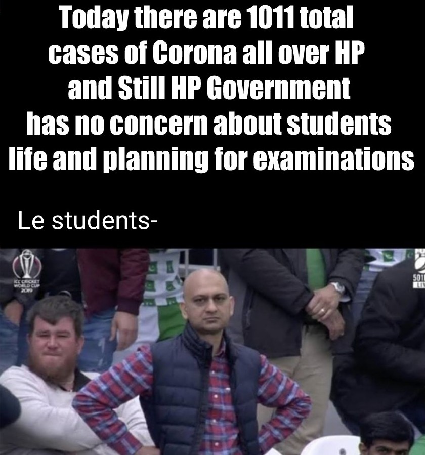 Sumit23187081's tweet photo. #HPagainstExams
#HPagainsExaminations
#ScrapExams 

@cmojairamthakur 
@DrRPNishank https://t.co/oUQA7OSL5I