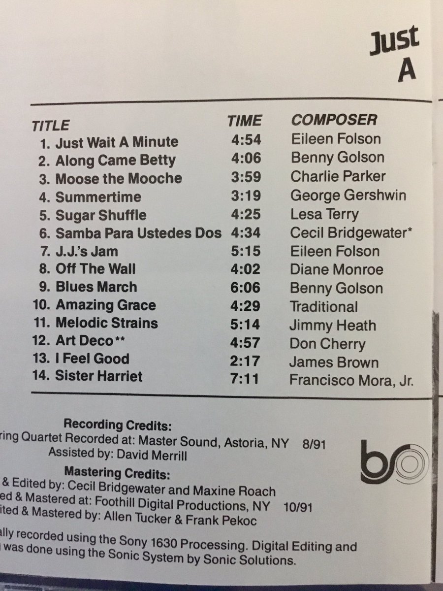 takanomasajazz's tweet photo. 今日の睡眠音楽は「USQ」The Uptown String Quartet 弦楽四重奏で、このマニアックな選曲。ジェームス ブラウンの「I Feel Good」Benny ・Golsonの「Along Came Betty」などこの編成でカッコイイ😉#Jazzstrings https://t.co/HxdizdphrD