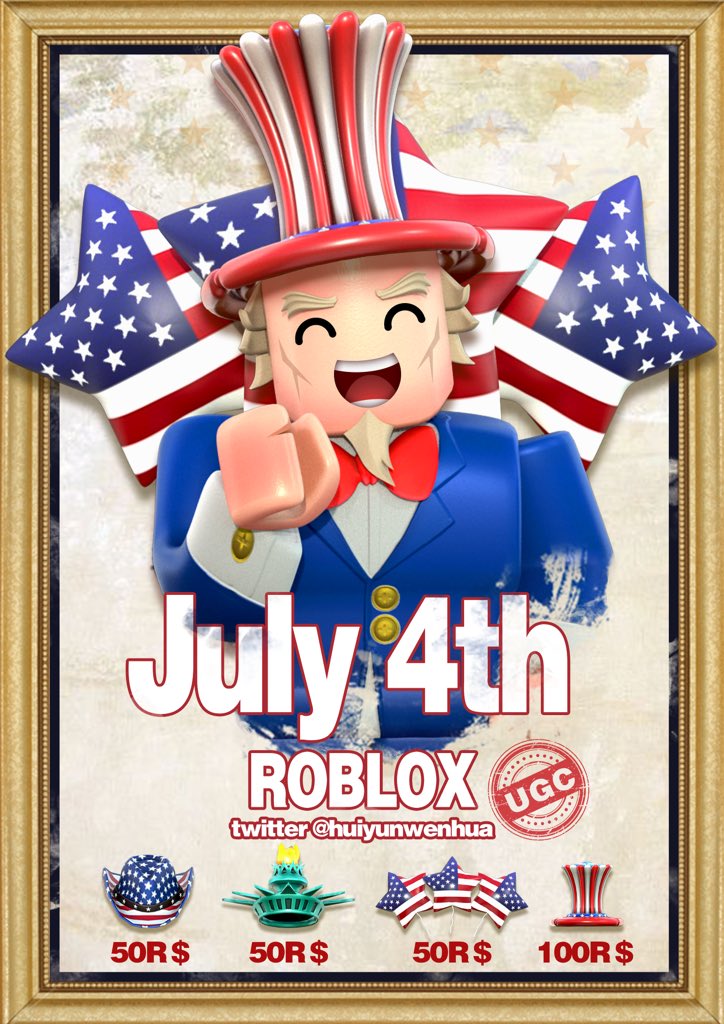 Huiyun On Twitter Celebrate The 4th Of July With A Bang Don T Miss Out On These Awesome 4th Of July Accessories Robloxugc Roblox Ugc Robloxdevrel Roblox Https T Co Knhfbwdzih Https T Co Iyna14cavy Https T Co Cctp4rodjm Https T Co - roblox on twitter 4th of july sale is here and it s our most