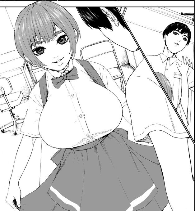 3話目のママはとってもミニマム(胸以外)なバイトの先輩です。春夏冬日菜乃(あきなし・ひなの)という名前で髪色はピンク系の茶髪をイメージしてます。 