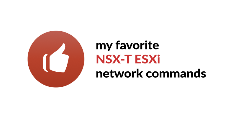spillthensxt's tweet photo. https://t.co/n2fJmzdtMs
My favorite NSX-T ESXi network commands pulled together as a troubleshooting reference.
#vExpert #vExpertNSX #RunNSX https://t.co/mZVN2jF2Qa
