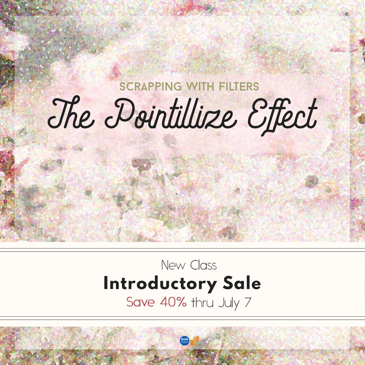 QwikLearn's tweet photo. New Class - The Pointillize Effect by Syndee Rogers

https://t.co/QFpJy5Uqhn

#classes #onlineclasses #qwiklearn #learn #teachable #digitalscrapper #digitalart #scrapbooking #layout #scrapbook #digitalscrapbooking #adobe #photoshop #photoshopelements #digiscrap #syndeesays https://t.co/zbJ5WZF6pH