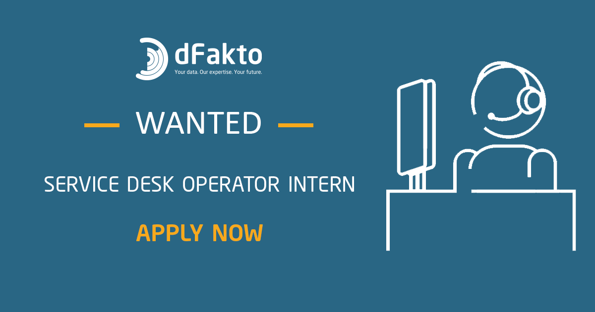 [📢 WANTED : Service Desk Operator Intern]

Tu veux proposer à tes clients un accompagnement unique, comprendre leurs challenges et leur apporter les meilleurs solutions ? 
dFakto cherche son futur #stagiaire Service Desk Operator. 

Pour postuler ➡️ welcometothejungle.com/fr/companies/d…