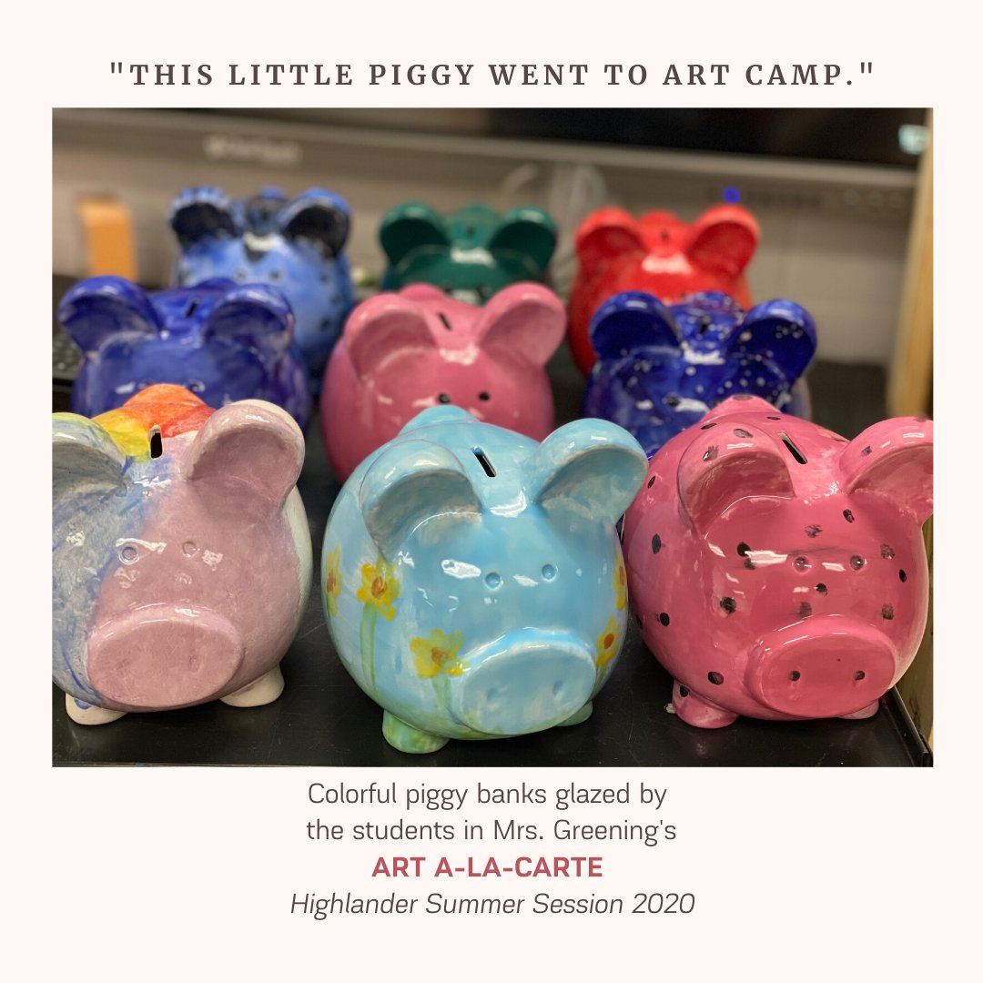 Lake Highland Arts is in full swing this summer. It was exciting to have the kids back creating at art camp this week. #lhpsnews #highlandersummer #elementaryart #artseducation #artclass