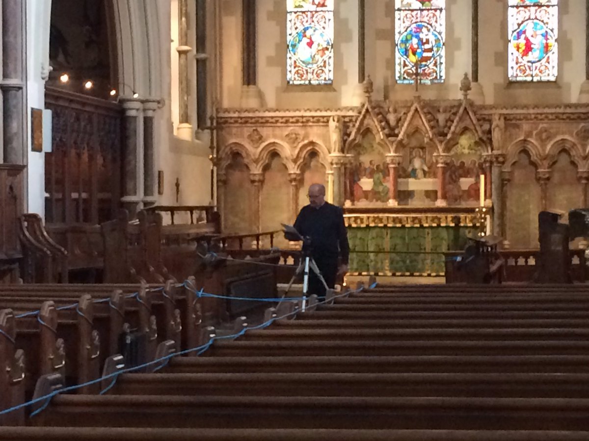 JudithLimbert1's tweet photo. In church @ChristChurchN14 recording the homily, collects &amp; prayers for our online #ChoralEvensong for this Sunday #Trinity4 with music from @SouthgateChoir to include #Howells &amp; #Stanford @ChoralEvensong @RSCMCentre @cvs_society @churchofengland https://t.co/JECeX0wxlF