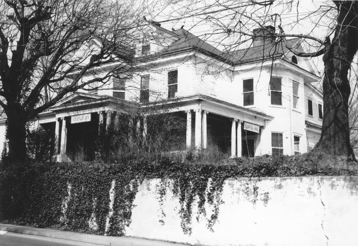 22/ Nearby was also the Carver Inn, a Black hotel opened by Beatrice B. Fowkes in 1947, where Gregory Swanson stayed after being admitted as the first Black student at UVA in 1950, and also Duke Ellington, Louis Armstrong, Hattie McDonald, and other visiting celebrities.