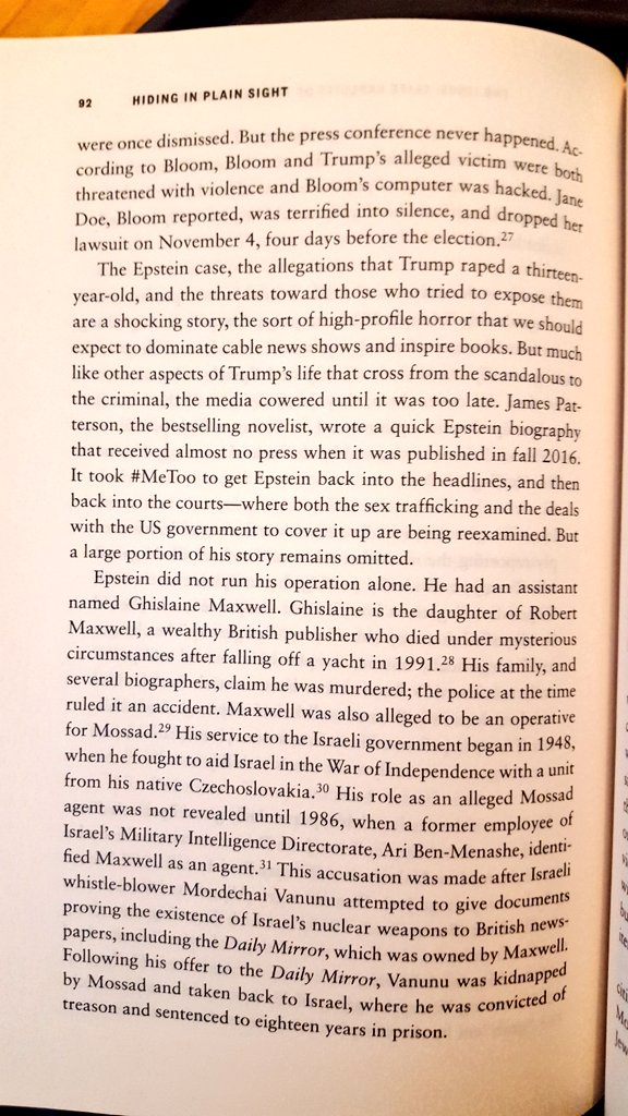 sarahkendzior's tweet image. On Ghislaine Maxwell, whose arrest is long overdue. From my book HIDING IN PLAIN SIGHT: amazon.com/Hiding-Plain-S…