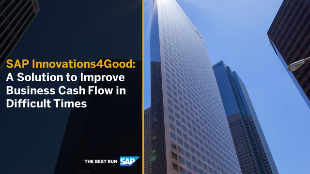 vigneshkrish123's tweet image. SAP Innovations4Good: A Solution to Improve Business Cash Flow in Difficult Times | via @SAPNews bit.ly/3inus4z