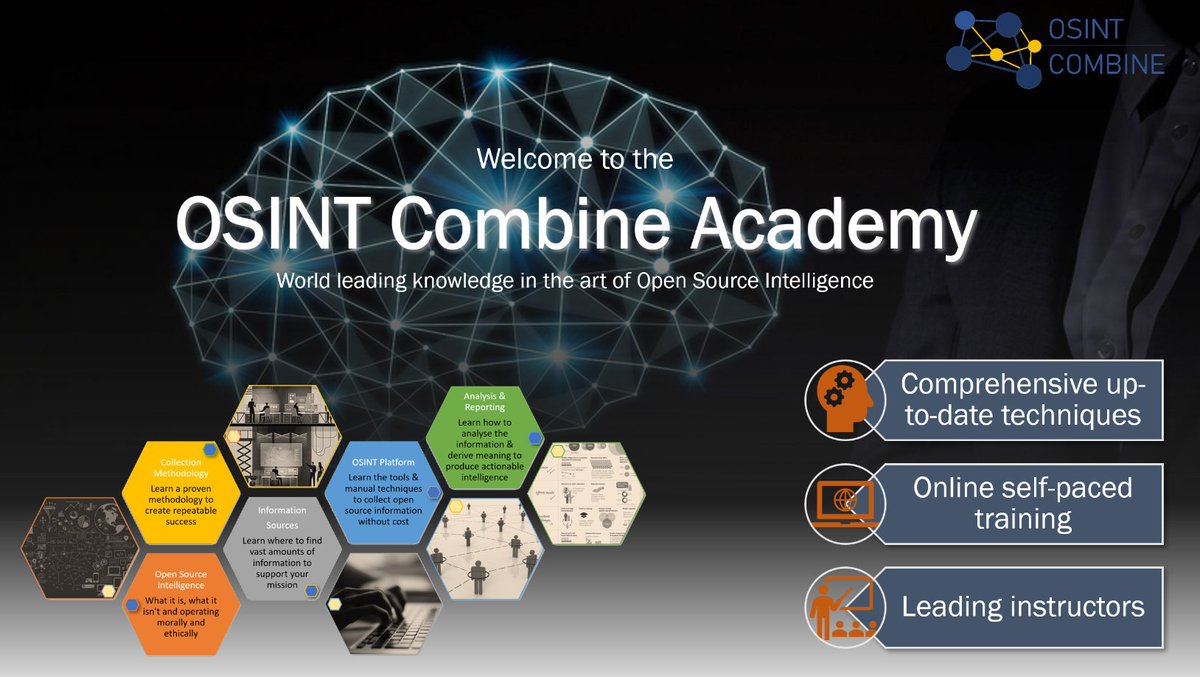 TraceLabs's tweet photo. Want to become a better Online investigator? Check out the @osintcombine Academy on demand #OSINT courses! Learn everything from #SOCMINT to #DarkWeb to #CryptoOSINT!
Use promo code TLSUPPORT at checkout for a 15% discount on any course.
https://t.co/pdrcPKzyri https://t.co/zq1tZPHaPx