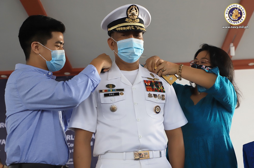 Philippine_Navy's tweet photo. The Philippine Navy conducted a simple donning of ranks ceremony at its headquarters here today, July 2, for the three newly promoted flag/general officers.
Read the full story here: https://t.co/KuMpknViDe https://t.co/2iofB5BjD0