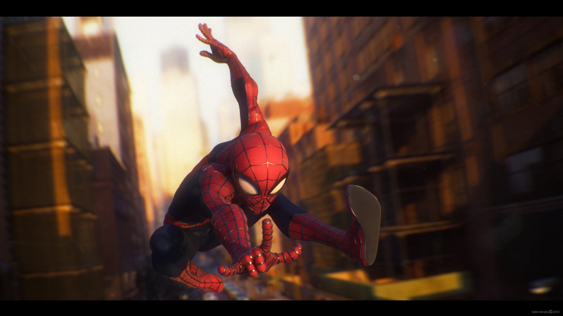 picture Julen Urrutia Spider Man artist julen urrutia artstation
