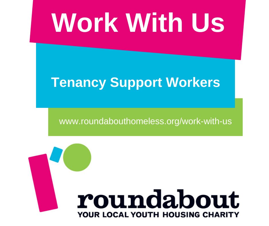 VACANCIES: Tenancy Support Workers 

The successful candidates will motivate and assist young people to undertake the achievable steps to sustain their tenancy. The closing date for applications is Wed 8th July.

For more information and to apply: roundabouthomeless.org/job/tenancy-su…