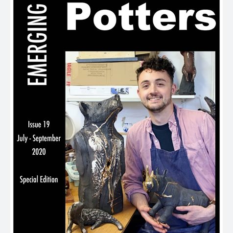 Great to see MAF #Brighton artist  <a href="/JackDurling/">Jack Durling</a> making the front cover of Emerging Potters Magazine #lockdown #Creative