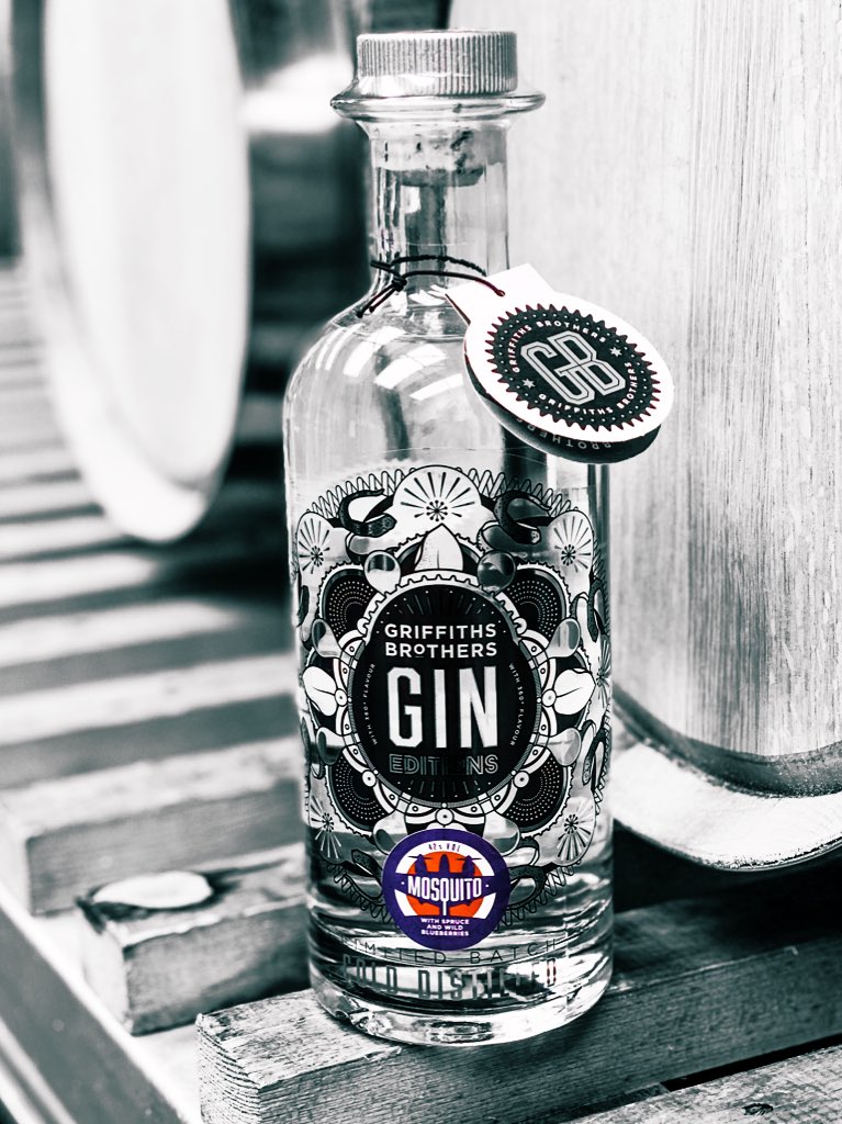 Griffiths Brothers new limited edition Mosquito gin takes flight tomorrow. In tribute to the previous occupiers of the distillery that helped make mosquito bombers in WW2. Available  online and in the shop and selected retailers