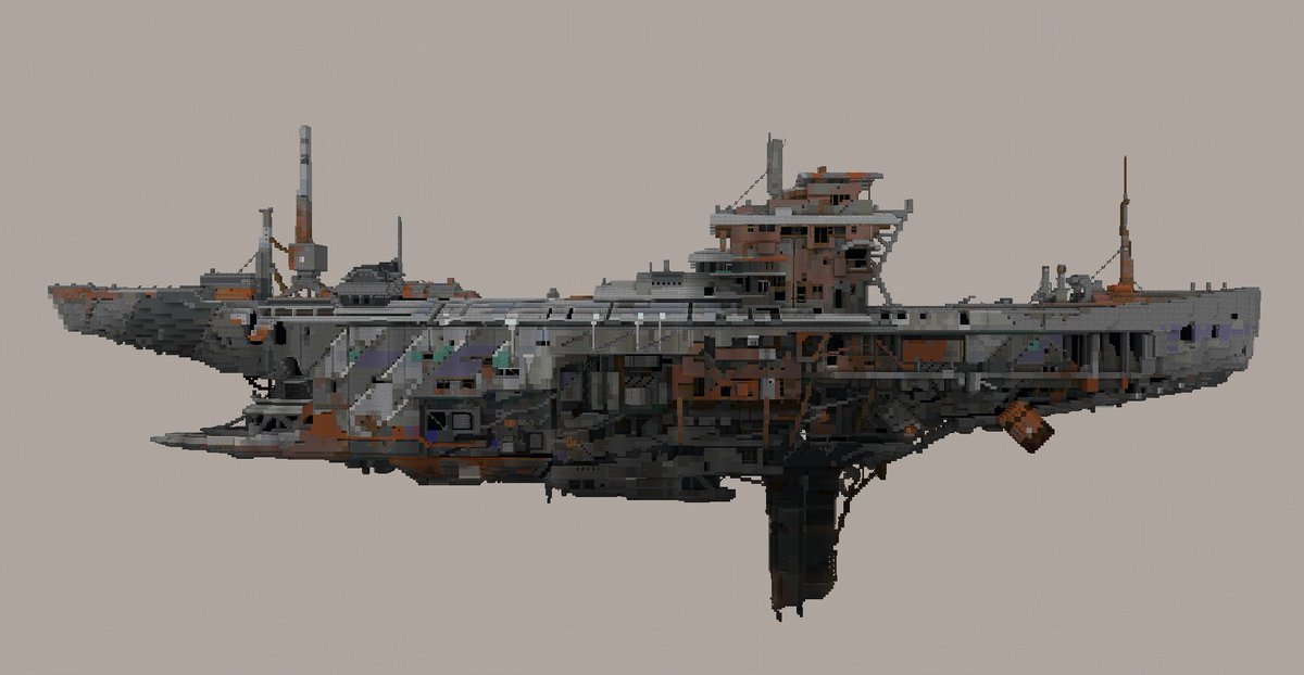 Recreated one of @ianmcque's epic concepts in #Minecraft