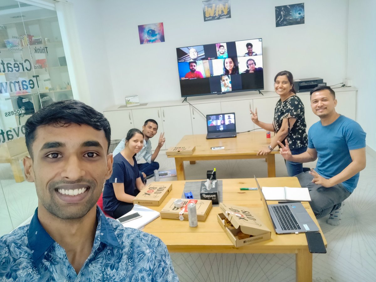 Celebrating our 3rd year anniversary with a virtual pizza party with Launchers across the country. #3YearsOfValueAdd #AgencyLife